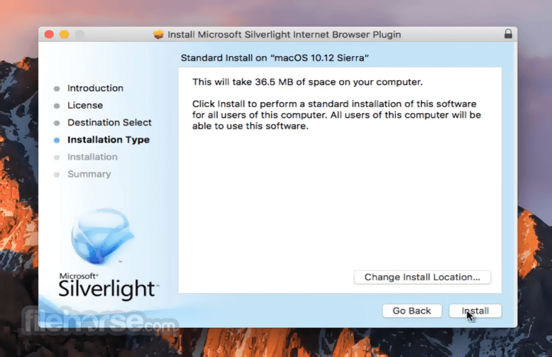 running silverlight on mac